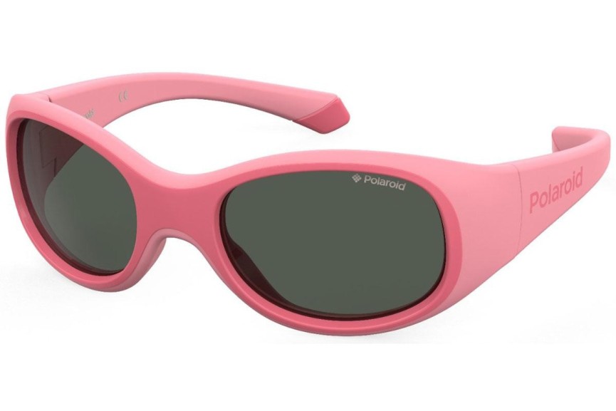 Zonnebril Polaroid Junior PLD8038/S 35J/M9 Polarized Ovaal Roze