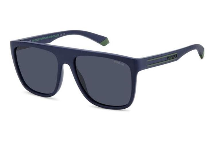 Zonnebril Polaroid PLD2162/S FLL/C3 Polarized Flat Top Blauw