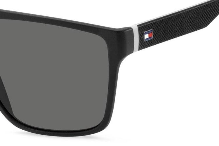 Zonnebril Tommy Hilfiger TH1717/S 08A/M9 Polarized Flat Top Zwart