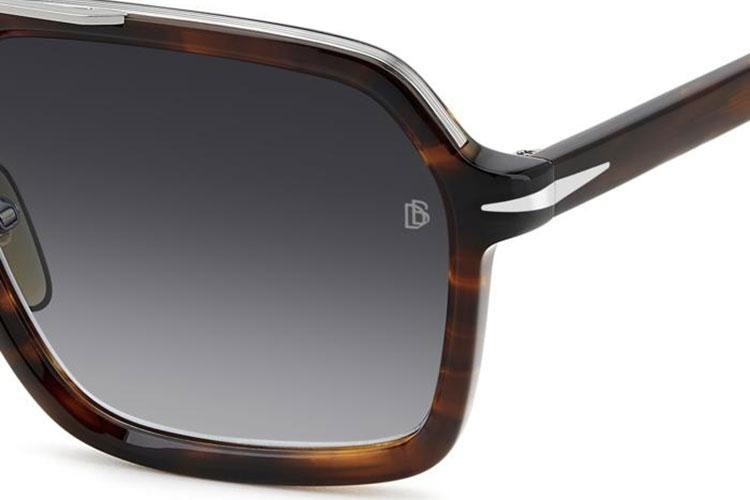 Zonnebril David Beckham DB7128/S 6C5/9O Rechthoekige Bruin