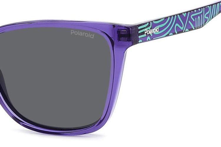 Zonnebril Polaroid Junior PLD8062/S B3V/M9 Polarized Cat Eye Paars