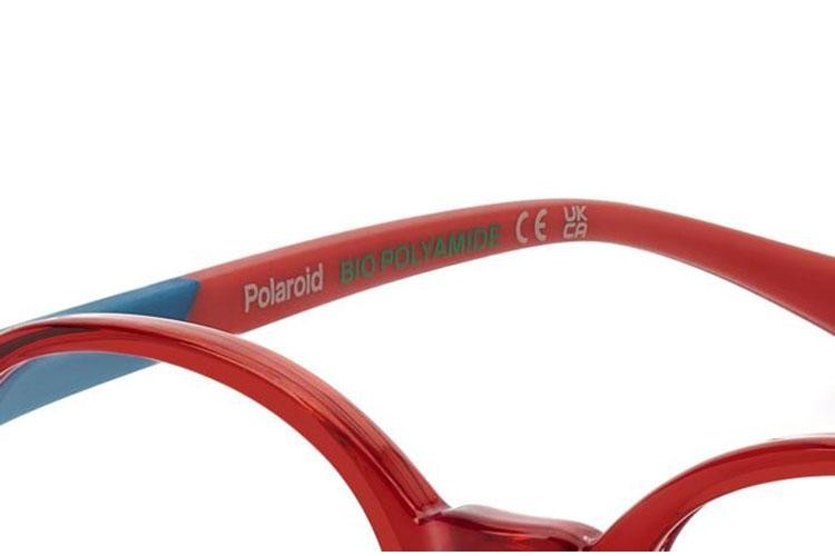 Brillen Polaroid Junior PLDD841 C9A Ronde Rood