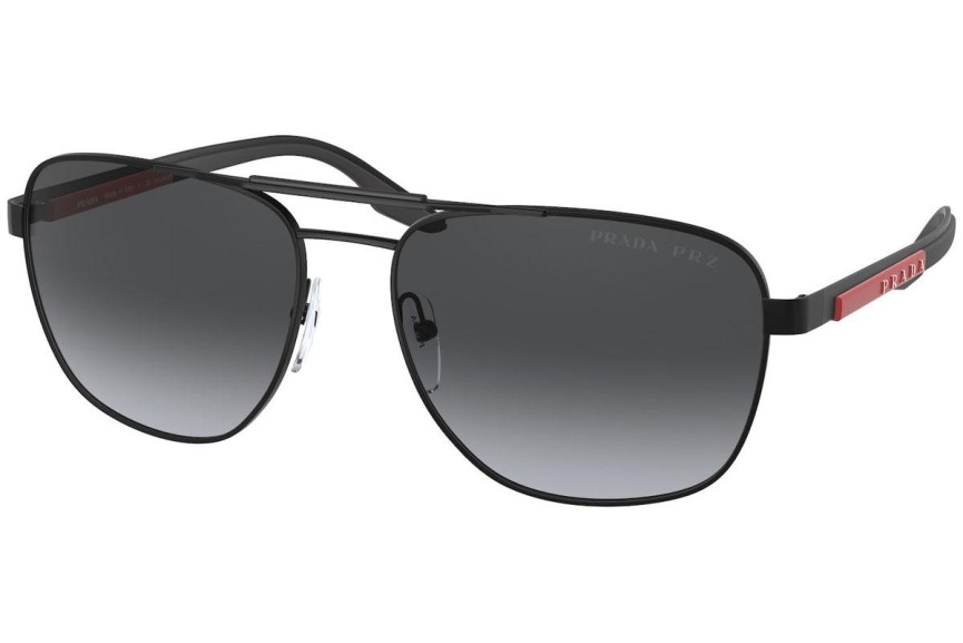 Zonnebril Prada Linea Rossa PS53XS 1BO6G0 Polarized Ronde Zwart