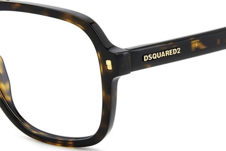 Brillen Dsquared2 D20145 086 Rechthoekige Havana