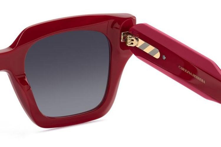 Zonnebril Carolina Herrera HER0255/S C9A/9O Vierkant Rood