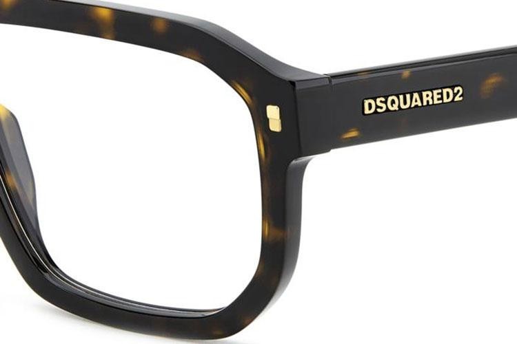 Brillen Dsquared2 D20146 086 Rechthoekige Havana