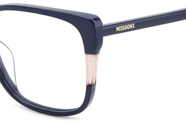 Brillen Missoni MIS0201/G PJP Rechthoekige Blauw