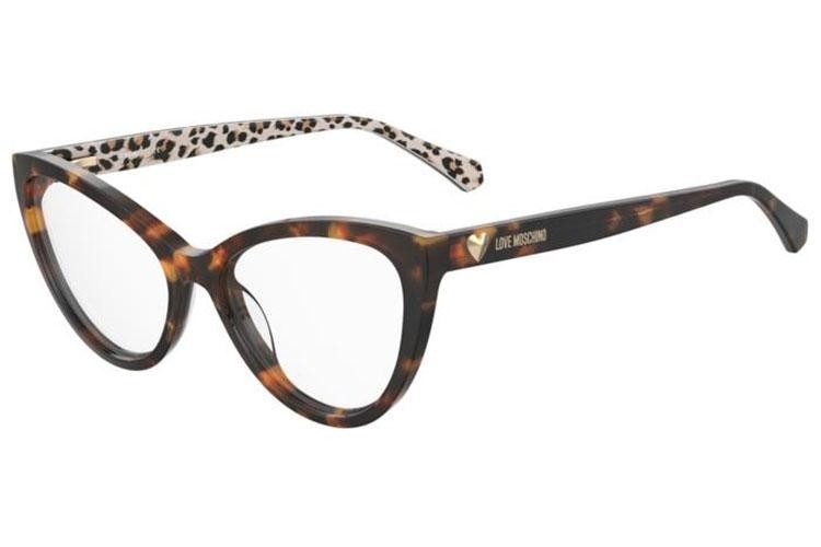 Brillen Love Moschino MOL631 H7P Cat Eye Havana