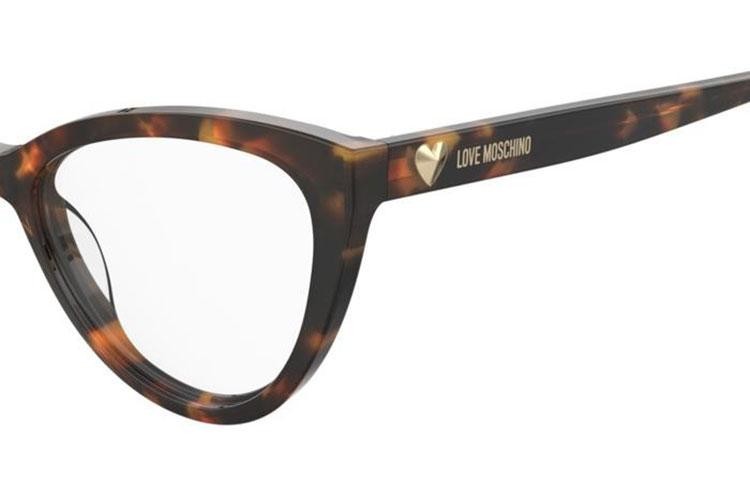 Brillen Love Moschino MOL631 H7P Cat Eye Havana