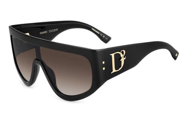 Zonnebril Dsquared2 D20149/S 807/HA Panorama | Shield Zwart