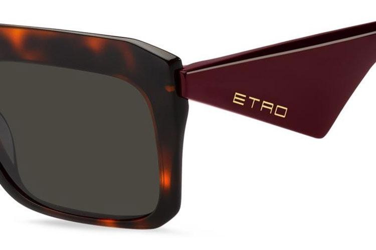 Zonnebril Etro ETRO0045/G/S 65T/70 Vierkant Havana