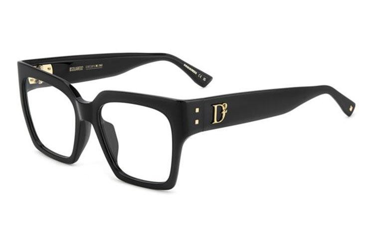 Brillen Dsquared2 D20151/G 807 Rechthoekige Zwart