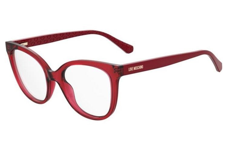 Brillen Love Moschino MOL635 C9A Cat Eye Rood