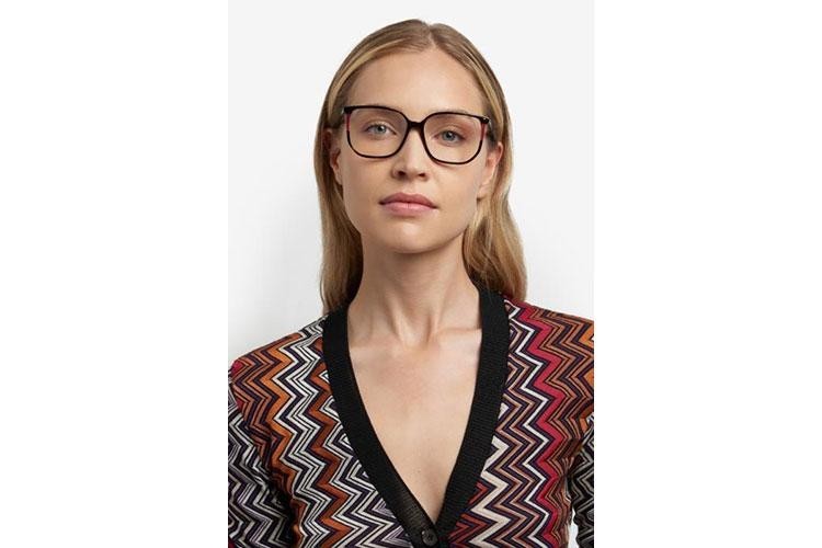 Brillen Missoni MIS0202 086 Rechthoekige Havana