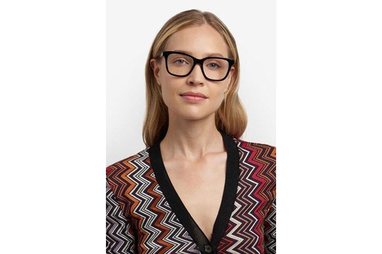 Brillen Missoni MIS0209 807 Rechthoekige Zwart