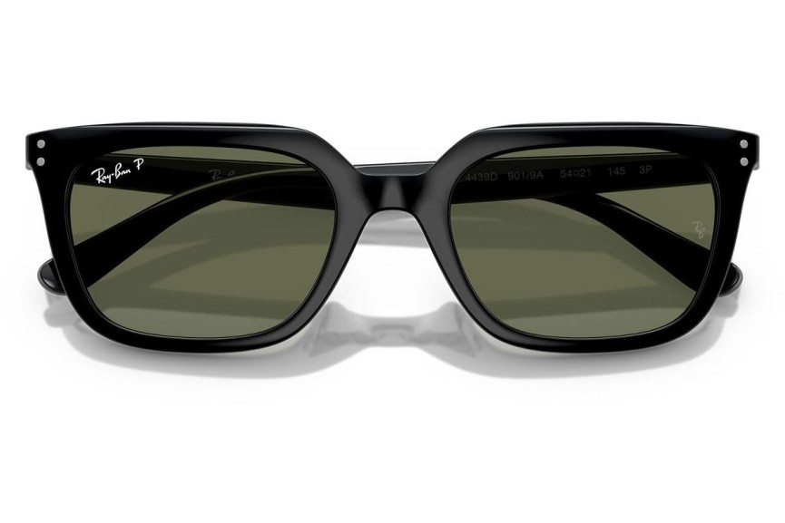 Zonnebril Ray-Ban RB4439D 901/9A Polarized Vierkant Zwart