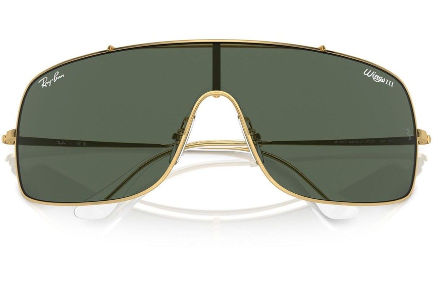 Zonnebril Ray-Ban RB3897 001/71 Vierkant Goud