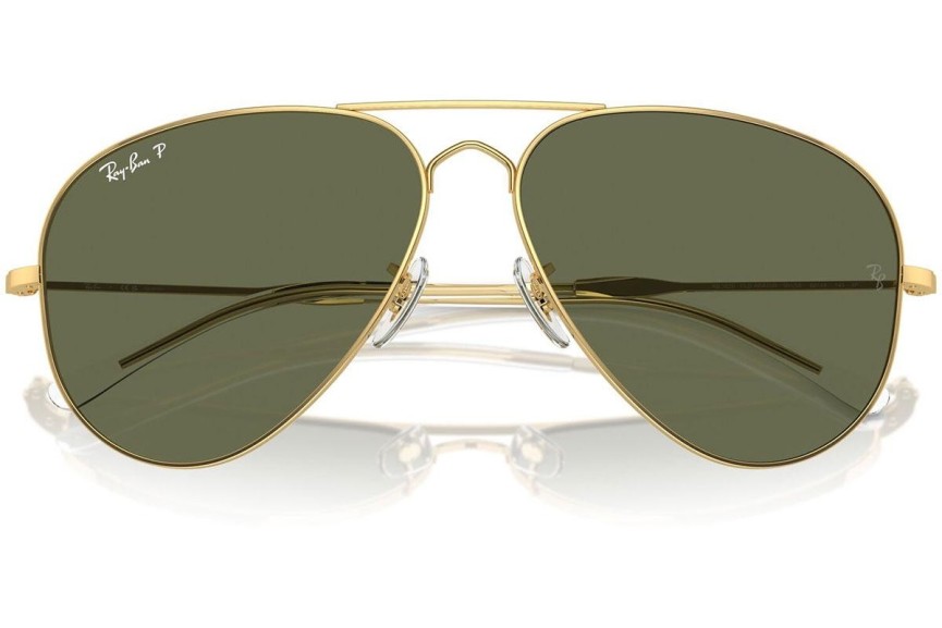 Zonnebril Ray-Ban RB3825 001/58 Polarized Pilot Goud