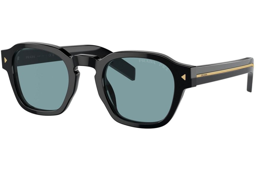 Zonnebril Prada PRA16SF 16K04D Polarized Ronde Zwart