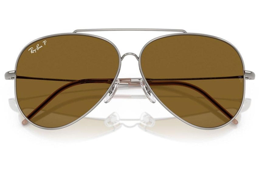 Zonnebril Ray-Ban Aviator Reverse RBR0101S 004/83 Polarized Pilot Zilver