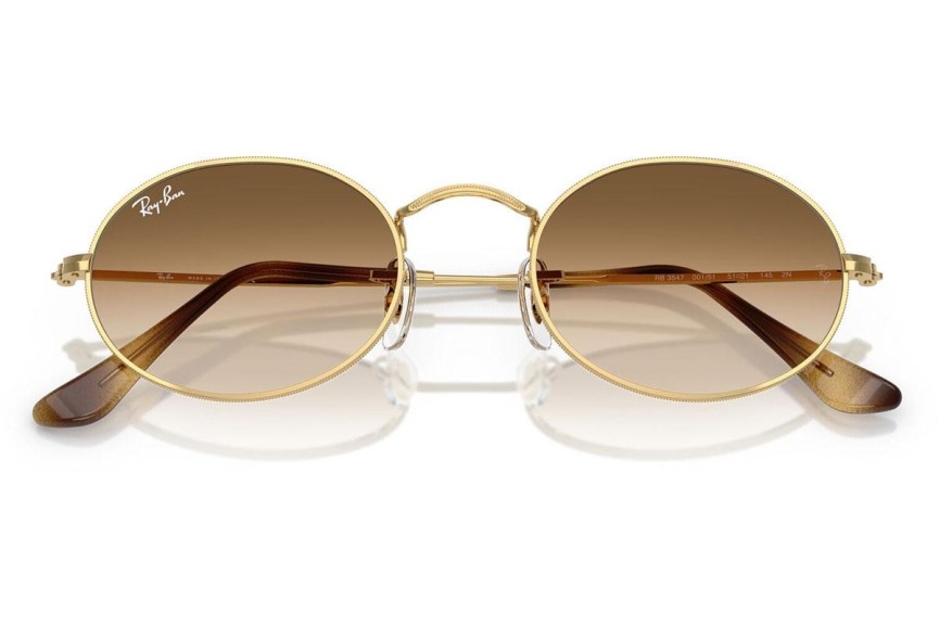 Zonnebril Ray-Ban Oval RB3547 001/51 Tiny Goud