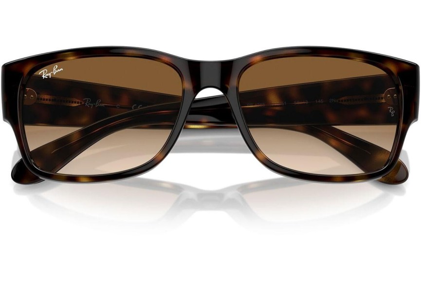 Zonnebril Ray-Ban RB4388 710/51 Rechthoekige Havana