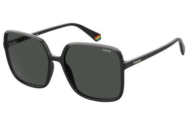 Zonnebril Polaroid PLD6128/S 08A/M9 Polarized Oversize Zwart