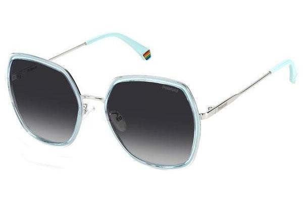 Zonnebril Polaroid PLD6153/G/S MVU/WJ Polarized Vierkant Blauw