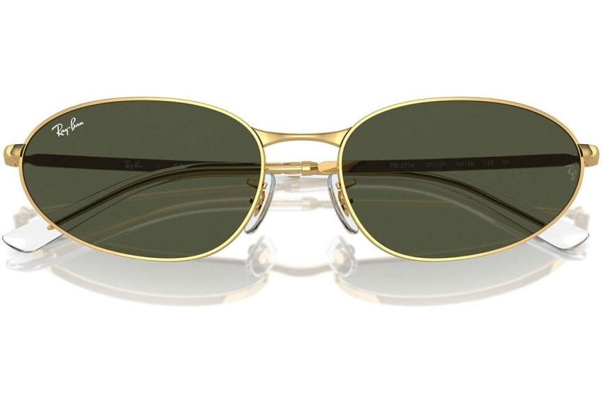 Zonnebril Ray-Ban RB3734 001/31 Ovaal Goud