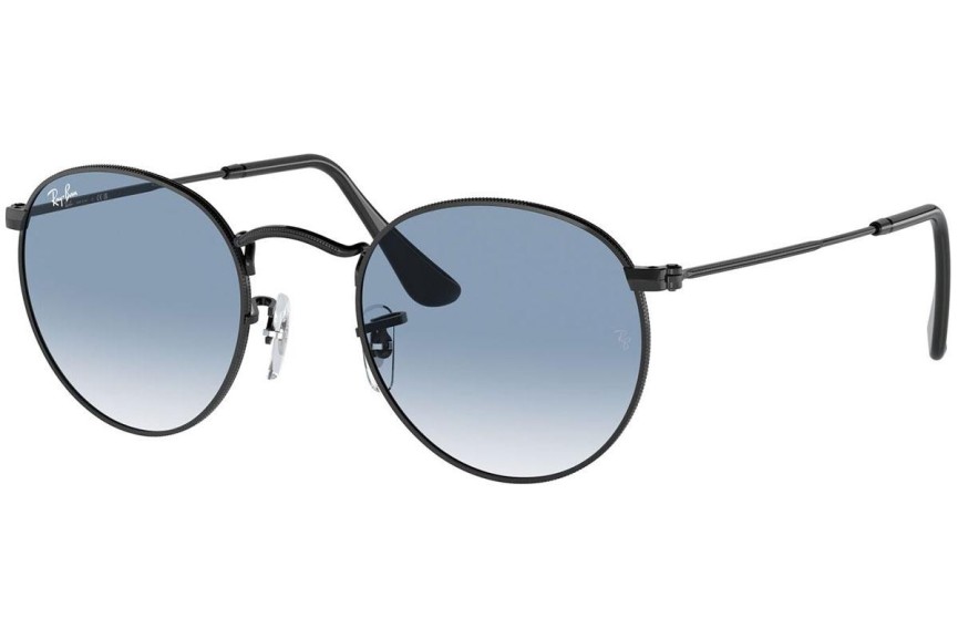 Zonnebril Ray-Ban Round Metal RB3447 002/3F Ronde Zwart