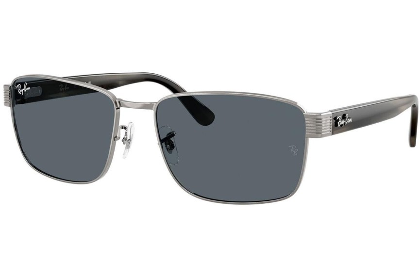 Zonnebril Ray-Ban RB3750 004/R5 Vierkant Grijs