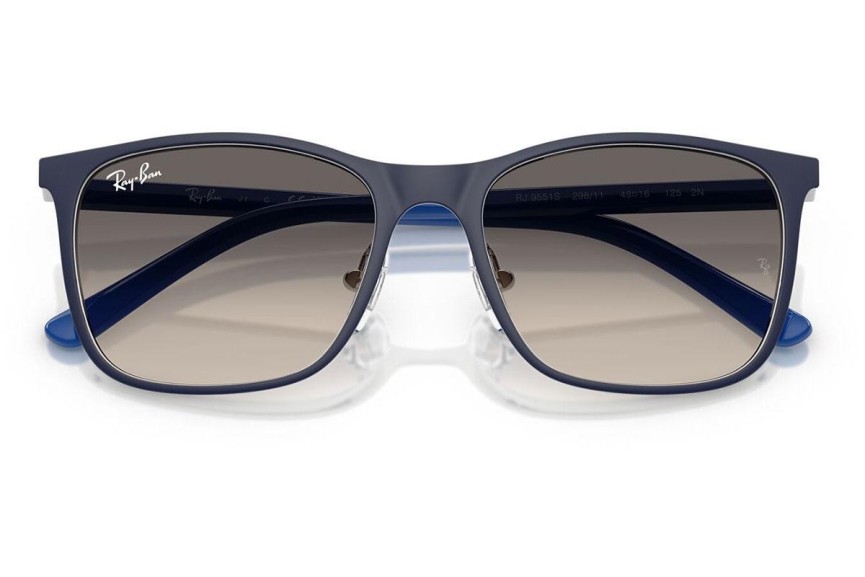 Zonnebril Ray-Ban Junior RJ9551S 298/11 Vierkant Blauw