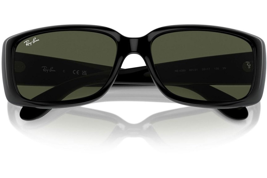 Zonnebril Ray-Ban RB4389 601/31 Rechthoekige Zwart