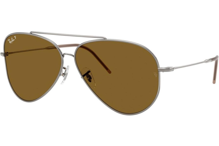 Zonnebril Ray-Ban Aviator Reverse RBR0101S 004/83 Polarized Pilot Zilver