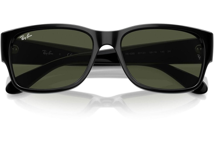 Zonnebril Ray-Ban RB4388 601/31 Rechthoekige Zwart