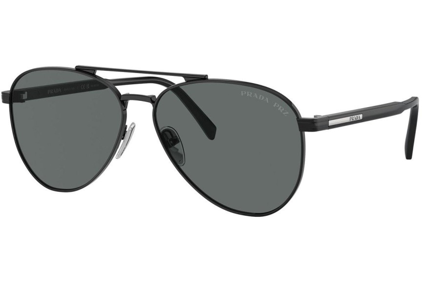 Zonnebril Prada PRA58S 1AB5Z1 Polarized Pilot Zwart