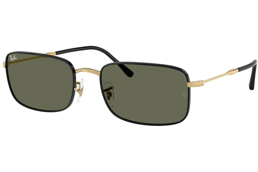 Zonnebril Ray-Ban RB3746 927158 Polarized Rechthoekige Goud