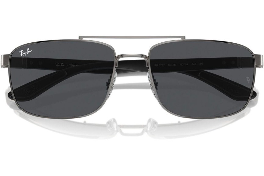 Zonnebril Ray-Ban RB3737 004/87 Rechthoekige Grijs