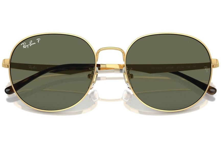 Zonnebril Ray-Ban RB3727D 001/9A Polarized Ronde Goud