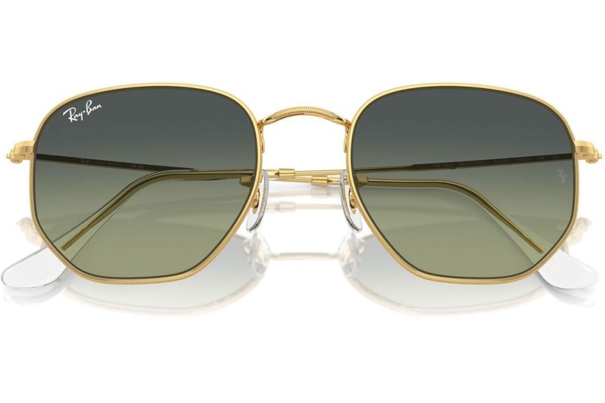 Zonnebril Ray-Ban Hexagonal RB3548 001/BH Pilot Goud