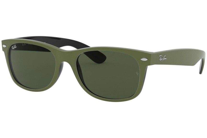 Zonnebril Ray-Ban New Wayfarer RB2132 646531 Vierkant Groen