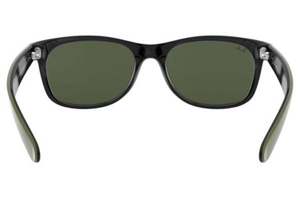 Zonnebril Ray-Ban New Wayfarer RB2132 646531 Vierkant Groen