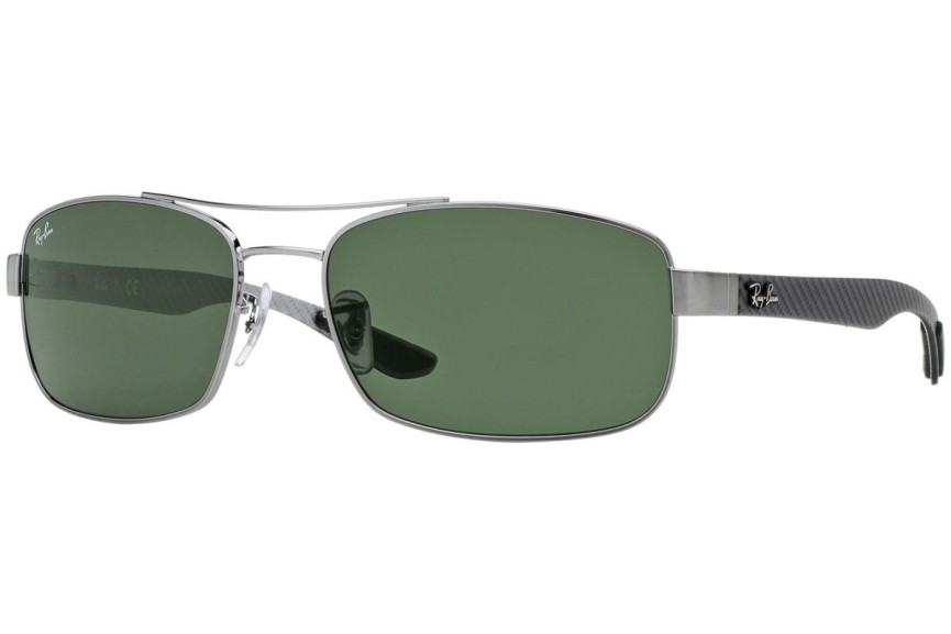 Zonnebril Ray-Ban RB8316 004 Rechthoekige Zilver