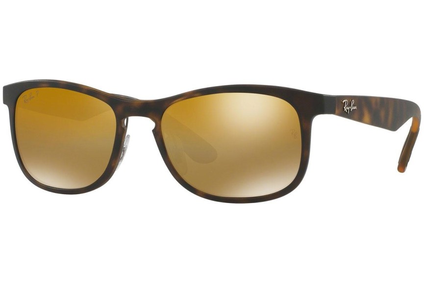 Zonnebril Ray-Ban Chromance Collection RB4263 894/A3 Polarized Rechthoekige Havana