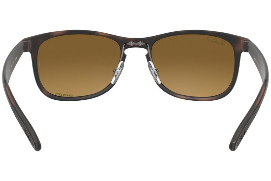 Zonnebril Ray-Ban Chromance Collection RB4263 894/A3 Polarized Rechthoekige Havana