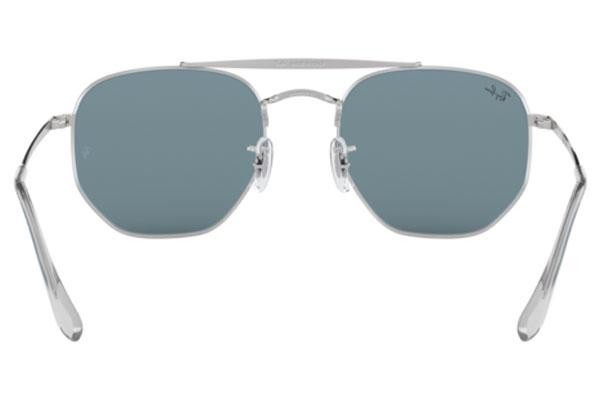 Zonnebril Ray-Ban Marshal RB3648 003/56 Vierkant Zilver