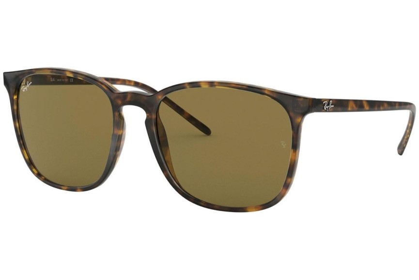 Zonnebril Ray-Ban RB4387 710/73 Vierkant Havana