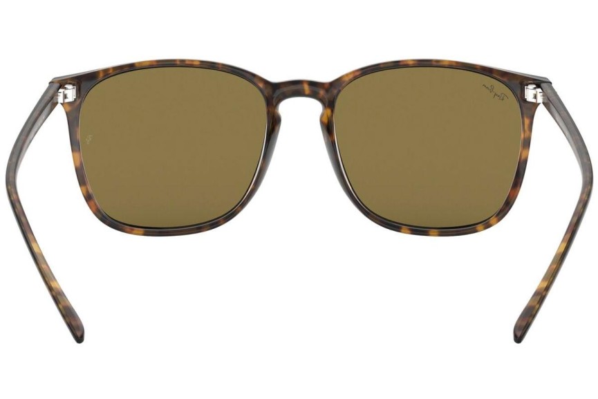 Zonnebril Ray-Ban RB4387 710/73 Vierkant Havana