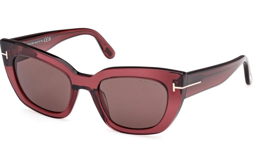 Zonnebril Tom Ford Athena FT1190 69E Cat Eye Rood