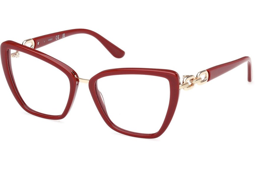 Brillen Guess GU50180 066 Cat Eye Rood